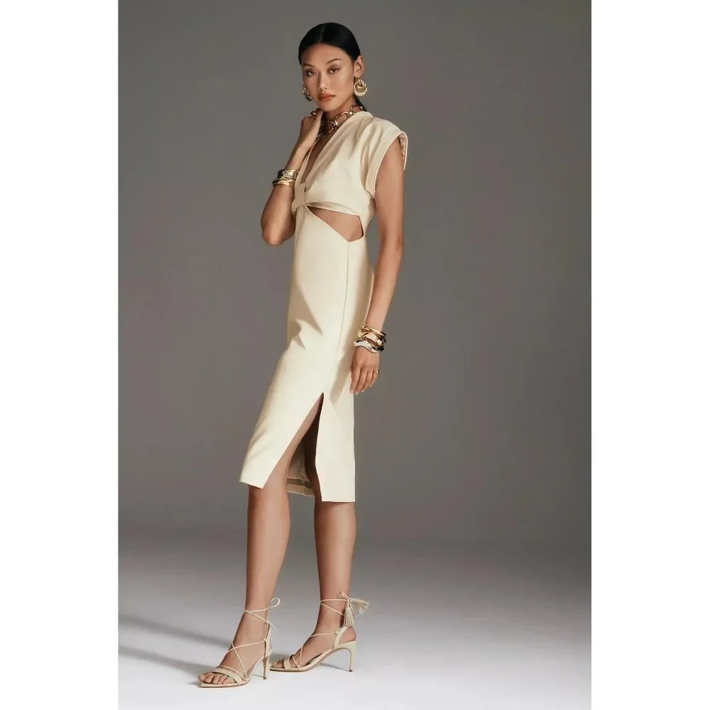Anthropologie Eva Franco Mini Dress - Vegan Leather - Picture 1 of 5